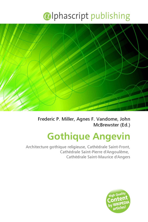 Kniha Gothique Angevin Agnes F. Vandome