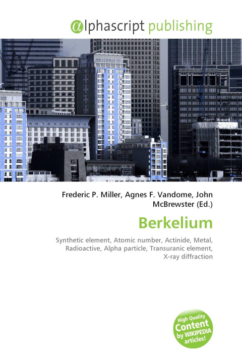 Kniha Berkelium Agnes F. Vandome