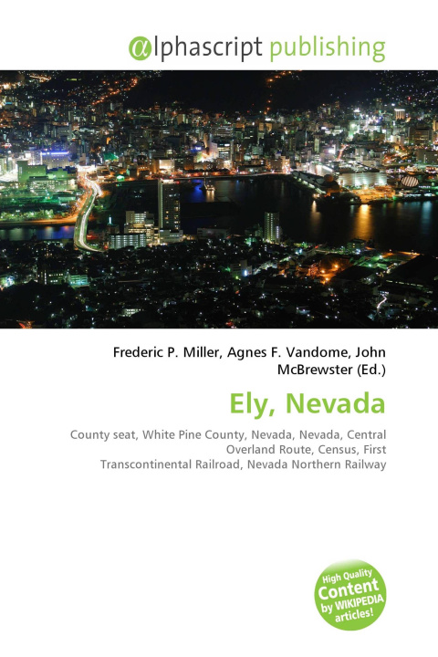 Kniha Ely, Nevada Agnes F. Vandome