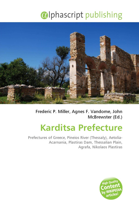 Kniha Karditsa Prefecture Agnes F. Vandome