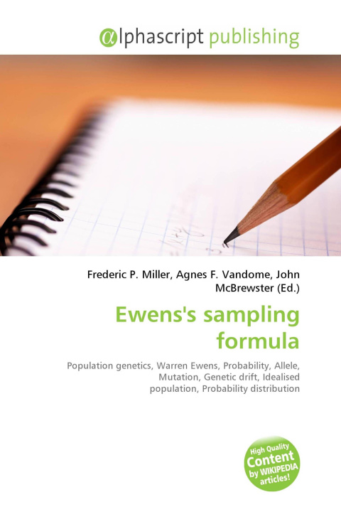 Kniha Ewens's sampling formula Agnes F. Vandome