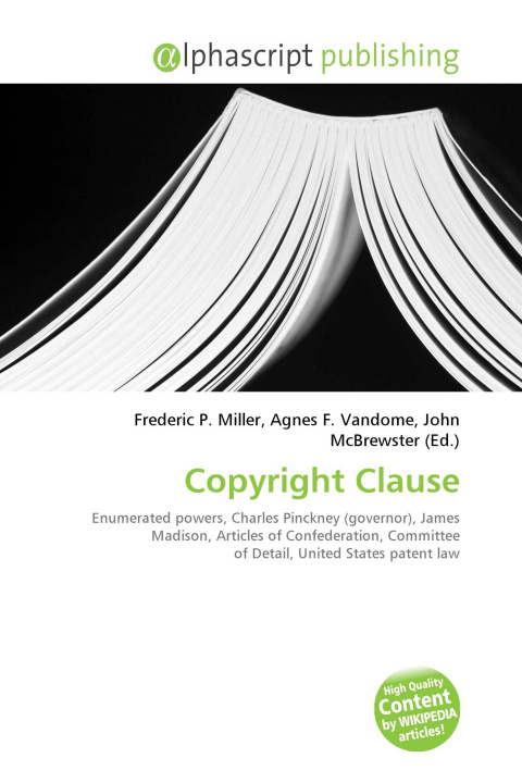 Kniha Copyright Clause Agnes F. Vandome
