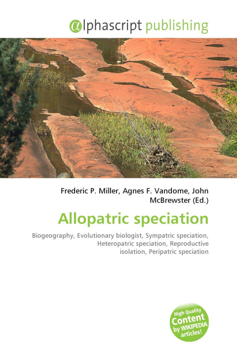 Kniha Allopatric speciation Agnes F. Vandome
