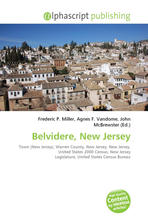 Kniha Belvidere, New Jersey Agnes F. Vandome