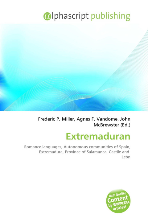 Kniha Extremaduran Agnes F. Vandome
