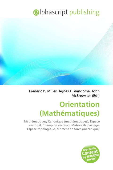 Kniha Orientation (Mathématiques) Agnes F. Vandome