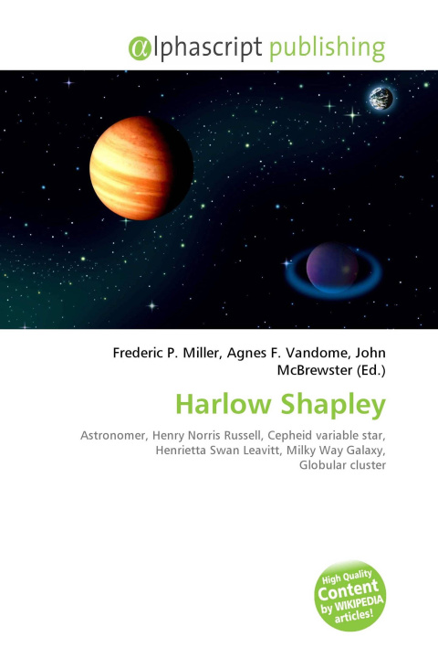 Knjiga Harlow Shapley Agnes F. Vandome