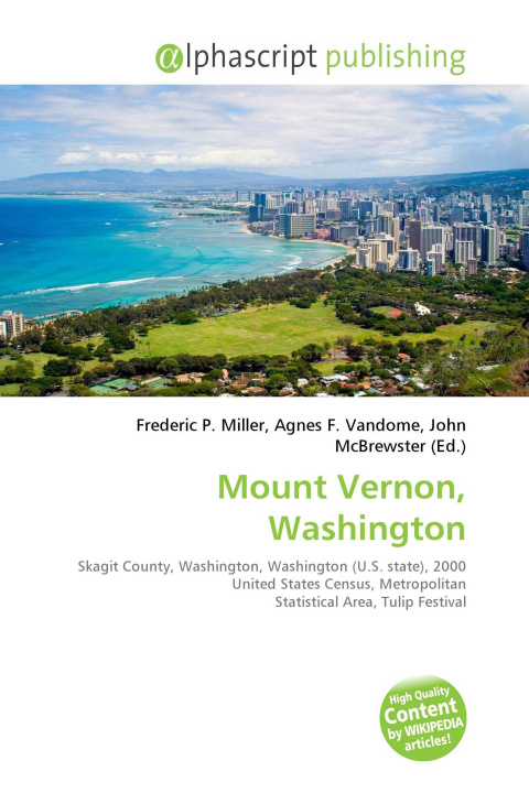 Kniha Mount Vernon, Washington Agnes F. Vandome