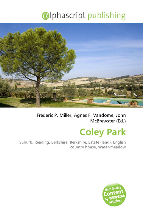 Knjiga Coley Park Agnes F. Vandome