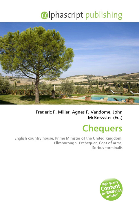 Kniha Chequers Agnes F. Vandome