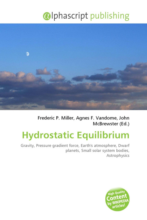 Könyv Hydrostatic Equilibrium Agnes F. Vandome