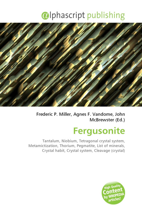 Kniha Fergusonite Agnes F. Vandome