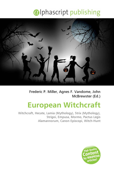 Książka European Witchcraft Agnes F. Vandome