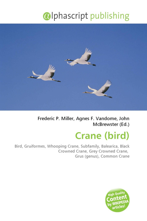 Kniha Crane (bird) Agnes F. Vandome