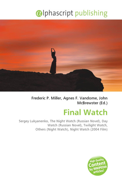 Kniha Final Watch Agnes F. Vandome