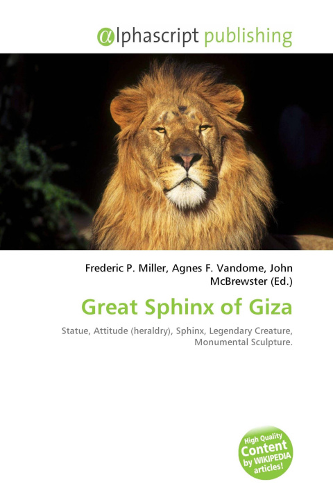 Kniha Great Sphinx of Giza Agnes F. Vandome