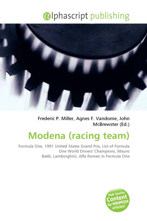 Kniha Modena (racing team) Agnes F. Vandome