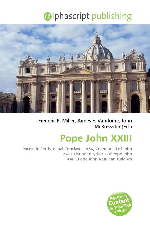 Knjiga Pope John XXIII Agnes F. Vandome