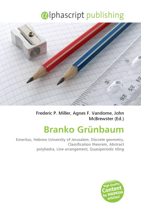 Kniha Branko Grünbaum Agnes F. Vandome