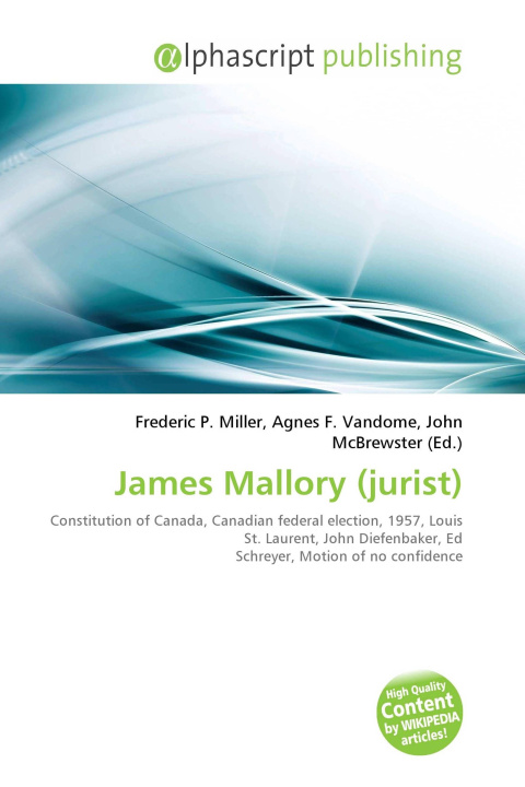 Kniha James Mallory (jurist) Agnes F. Vandome