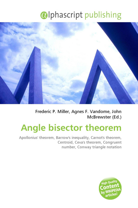 Kniha Angle bisector theorem Agnes F. Vandome