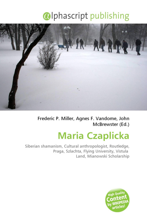 Kniha Maria Czaplicka Agnes F. Vandome