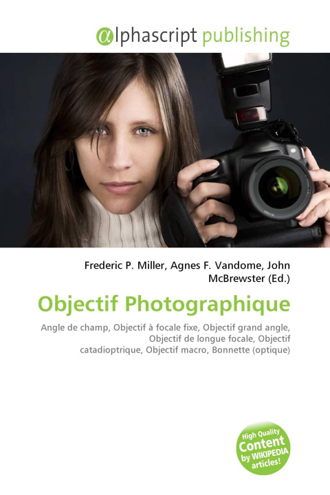 Kniha Objectif Photographique Agnes F. Vandome