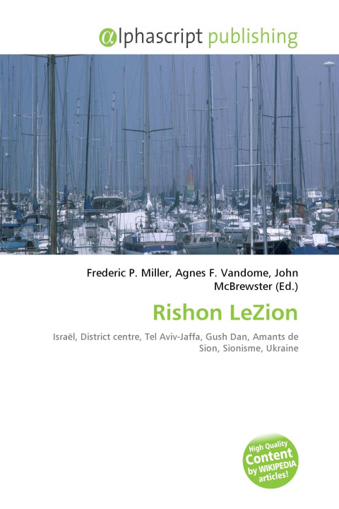 Kniha Rishon LeZion Agnes F. Vandome