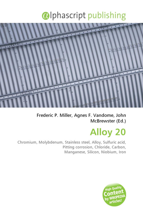 Kniha Alloy 20 Agnes F. Vandome
