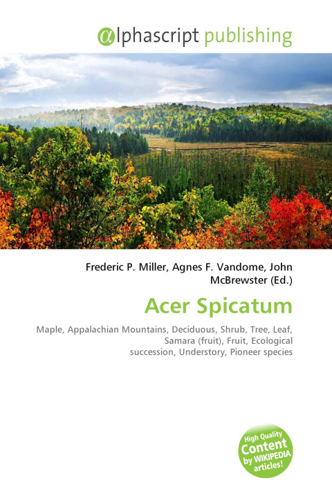 Kniha Acer Spicatum Agnes F. Vandome