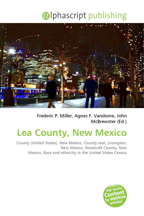 Knjiga Lea County, New Mexico Agnes F. Vandome