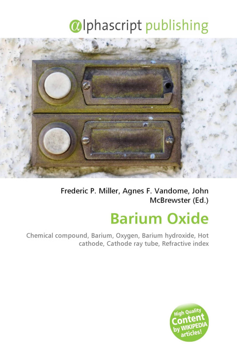 Kniha Barium Oxide Agnes F. Vandome