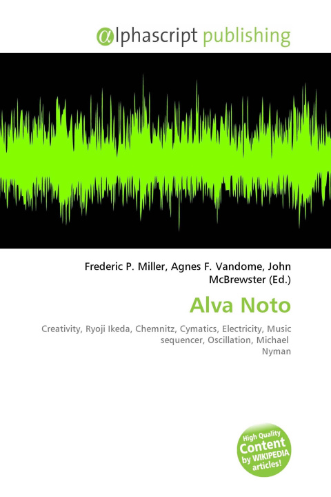 Kniha Alva Noto Agnes F. Vandome