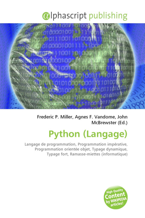 Könyv Python (Langage) Agnes F. Vandome