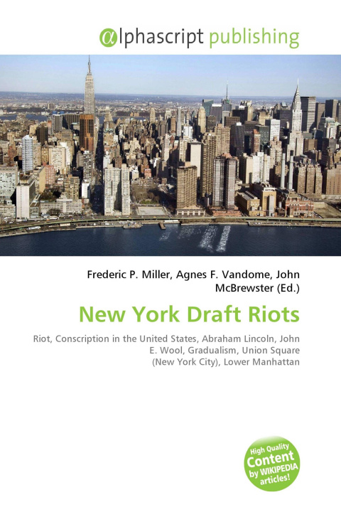 Kniha New York Draft Riots Agnes F. Vandome