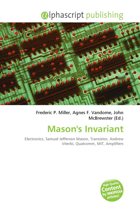 Kniha Mason's Invariant Agnes F. Vandome