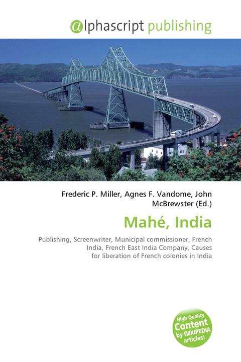 Kniha Mahé, India Agnes F. Vandome