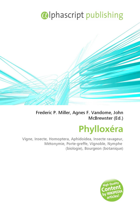 Knjiga Phylloxéra Agnes F. Vandome