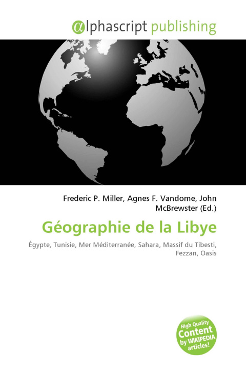 Kniha Géographie de la Libye Agnes F. Vandome