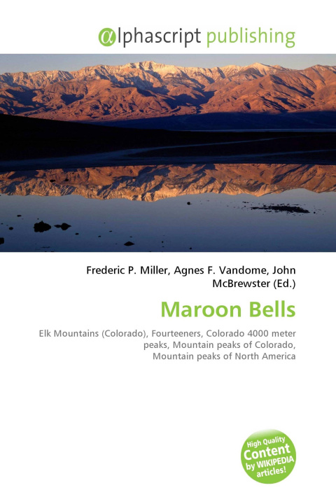Knjiga Maroon Bells Agnes F. Vandome