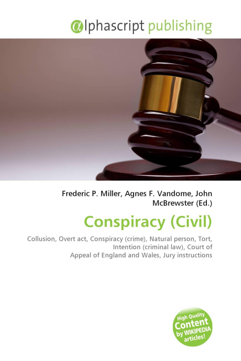 Kniha Conspiracy (Civil) Agnes F. Vandome
