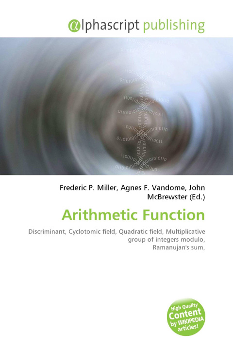 Könyv Arithmetic Function Agnes F. Vandome