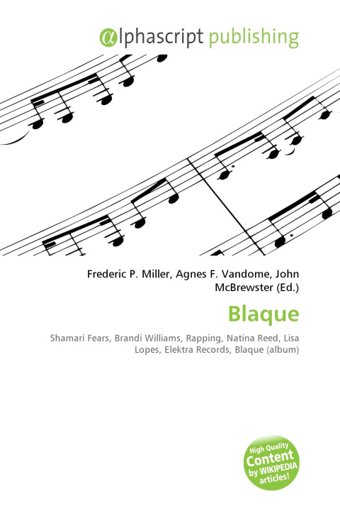Kniha Blaque Agnes F. Vandome