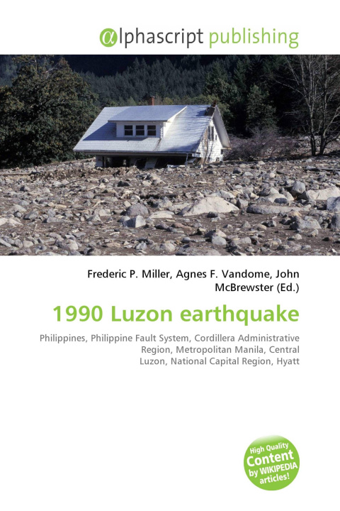 Knjiga 1990 Luzon earthquake Agnes F. Vandome