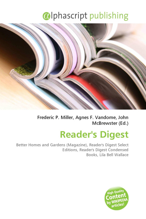 Kniha Reader's Digest Agnes F. Vandome