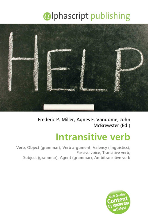 Kniha Intransitive verb Agnes F. Vandome