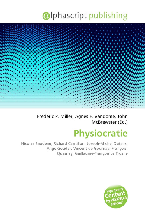 Kniha Physiocratie Agnes F. Vandome