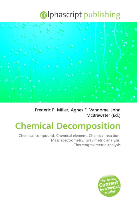 Knjiga Chemical Decomposition Agnes F. Vandome