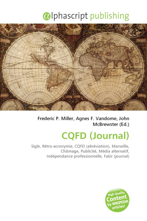 Kniha CQFD (Journal) Agnes F. Vandome