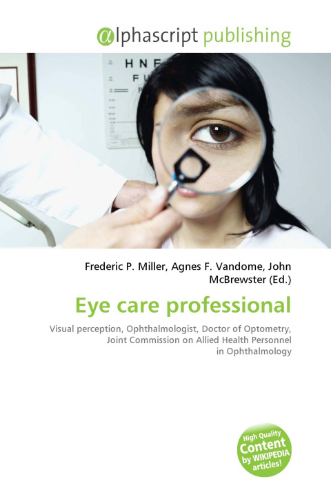 Kniha Eye care professional Agnes F. Vandome